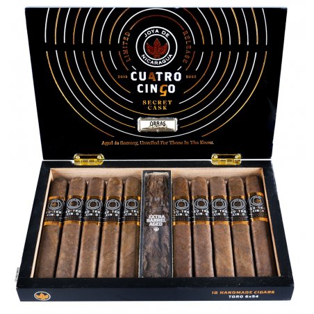 Trabucuri Joya de Nicaragua Cuatro Cinco Secret Cask Limited Edition Toro 10