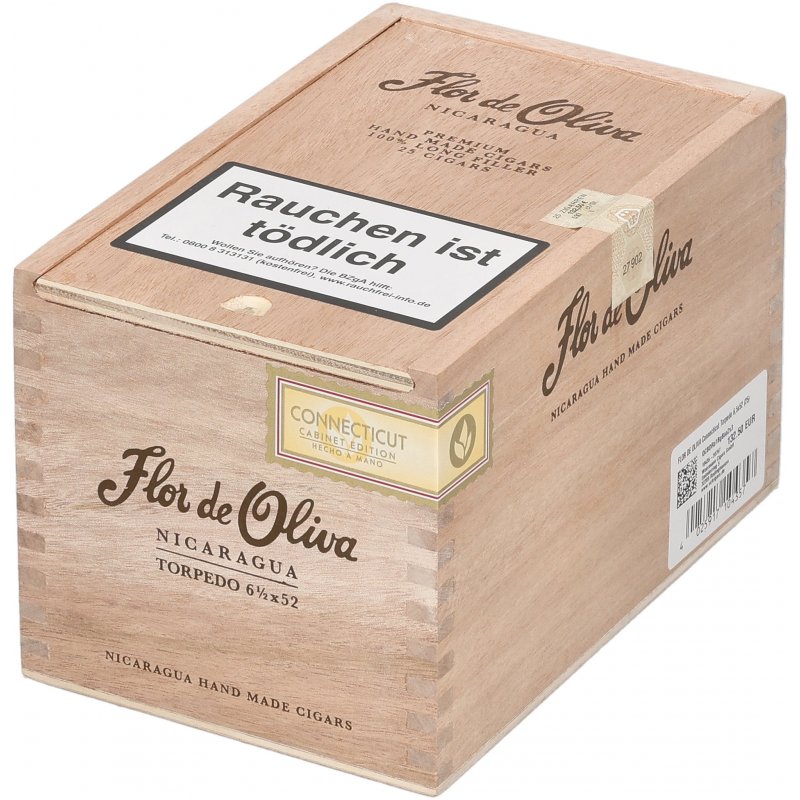 Trabucuri Oliva Flor de Oliva Connecticut Torpedo 25