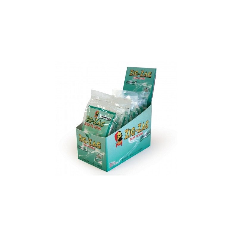 Filtre Zig Zag Menthol Slim OCB 10