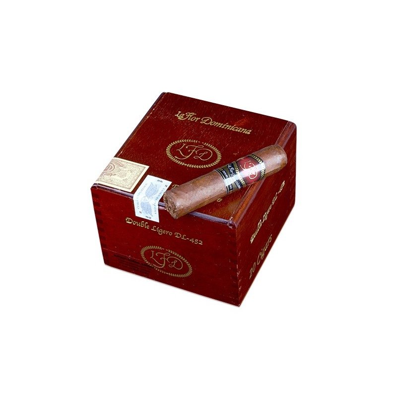 Trabucuri La Flor Dominicana Double Ligero 452 Petit Robusto Natural 20