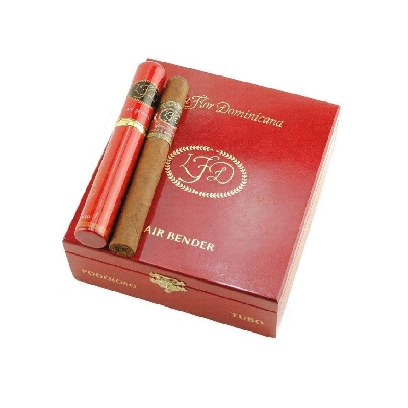 Trabucuri La Flor Dominicana Tubos Air Bender poeroso Corona 10