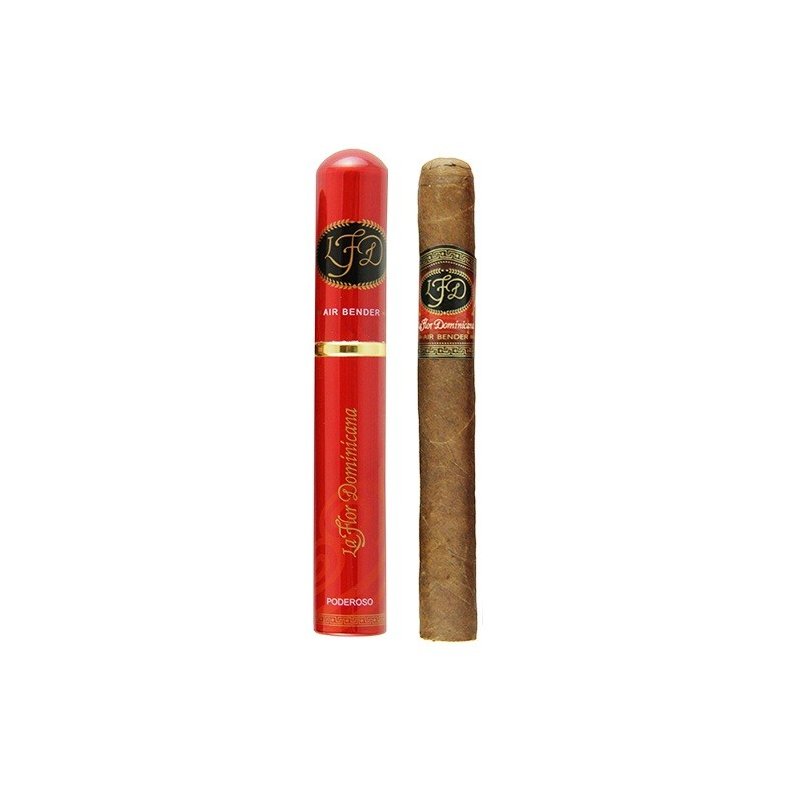 Trabucuri La Flor Dominicana Tubos Air Bender poeroso Corona 10