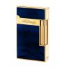 Bricheta S.T. Dupont Ligne 2 Atelier Blue Lacquer and Yellow Gold 016134
