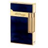 Bricheta S.T. Dupont Ligne 2 Atelier Blue Lacquer and Yellow Gold 016134