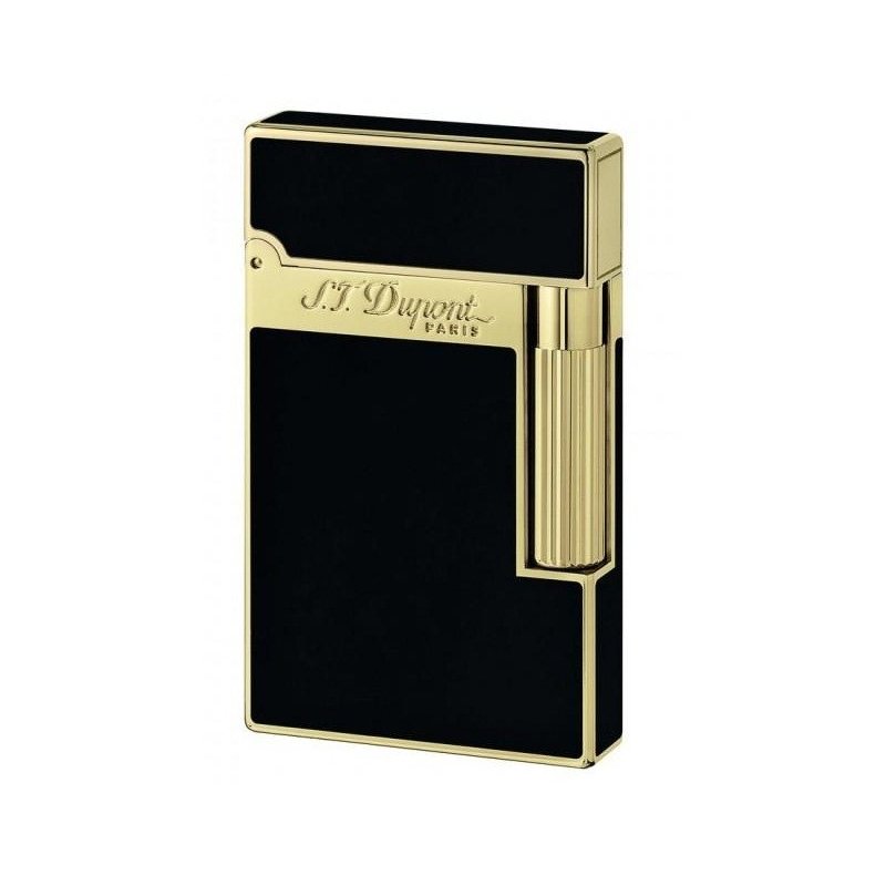 Bricheta S.T. Dupont Ligne 2 Black Lacquer and Gold 016884