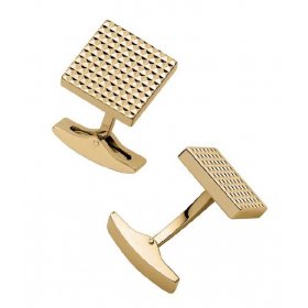 Butoni S.T. Dupont Diamond Head Square Yellow Gold Cufflinks 0051720R