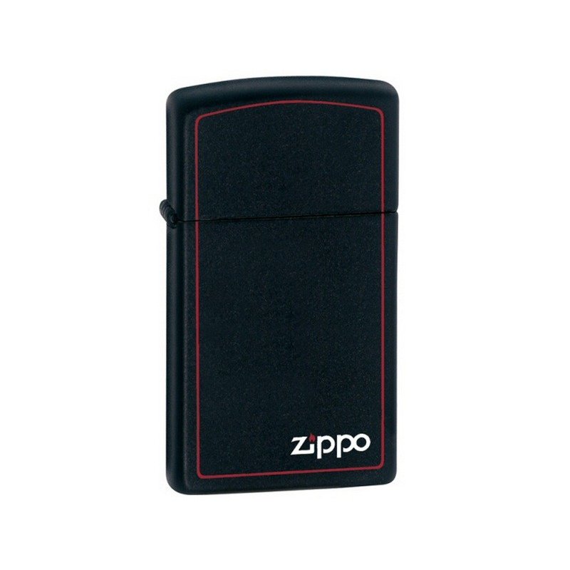 Bricheta Zippo 1618ZB Black Matte Slim