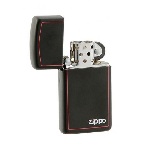 Bricheta Zippo 1618ZB Black Matte Slim