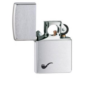 Bricheta Zippo 200PL Brushed Chrome Pipe Lighter