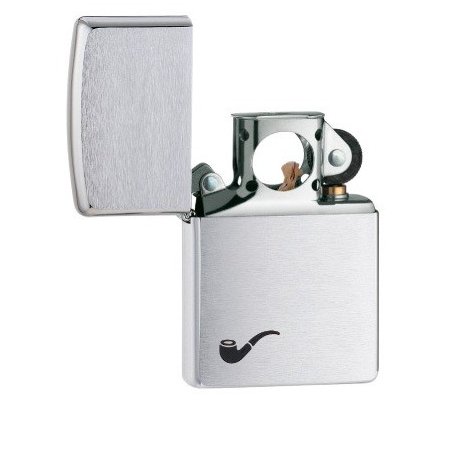 Bricheta Zippo 200PL Brushed Chrome Pipe Lighter