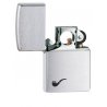 Bricheta Zippo 200PL Brushed Chrome Pipe Lighter