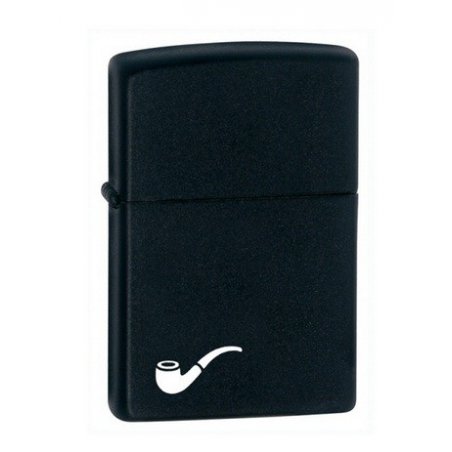 Bricheta Zippo 218PL Black Matte Pipe Lighter