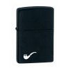 Bricheta Zippo 218PL Black Matte Pipe Lighter