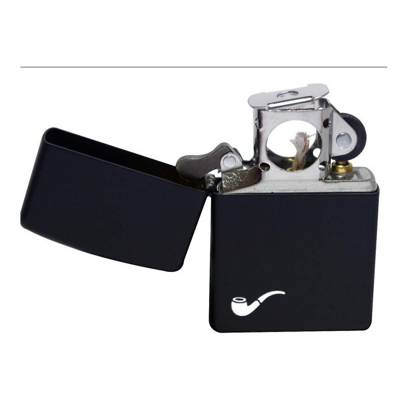 Bricheta Zippo 218PL Black Matte Pipe Lighter