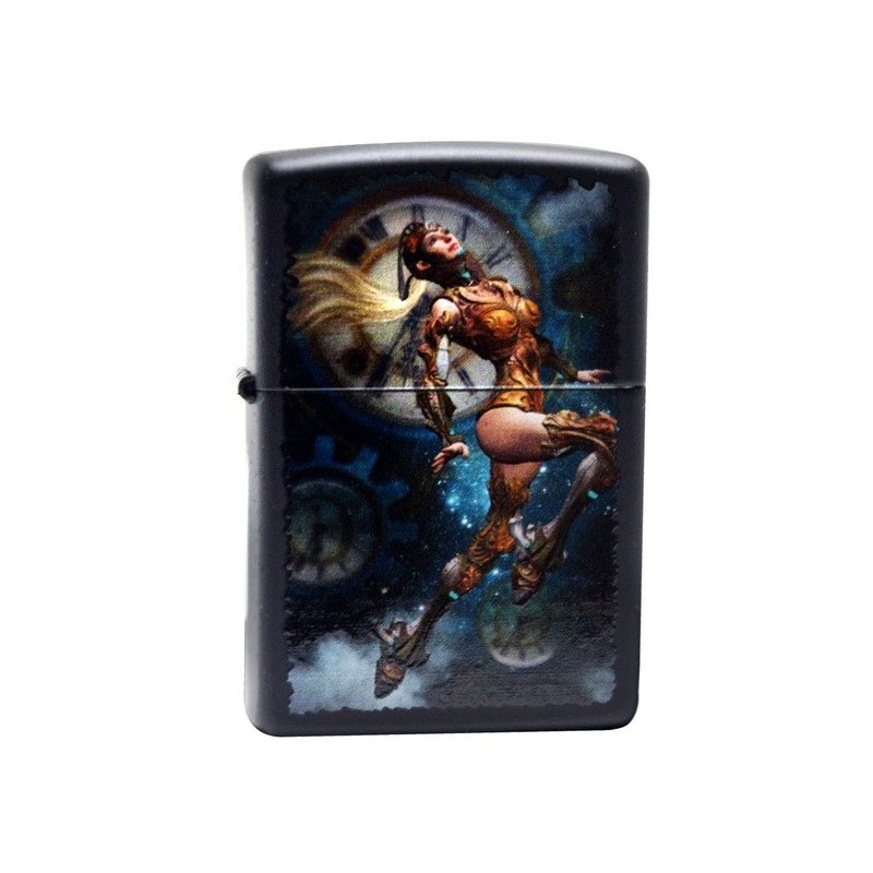 Bricheta Zippo 28670 Steampunk Aviator Girl Jumping