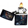 Bricheta Zippo 28670 Steampunk Aviator Girl Jumping