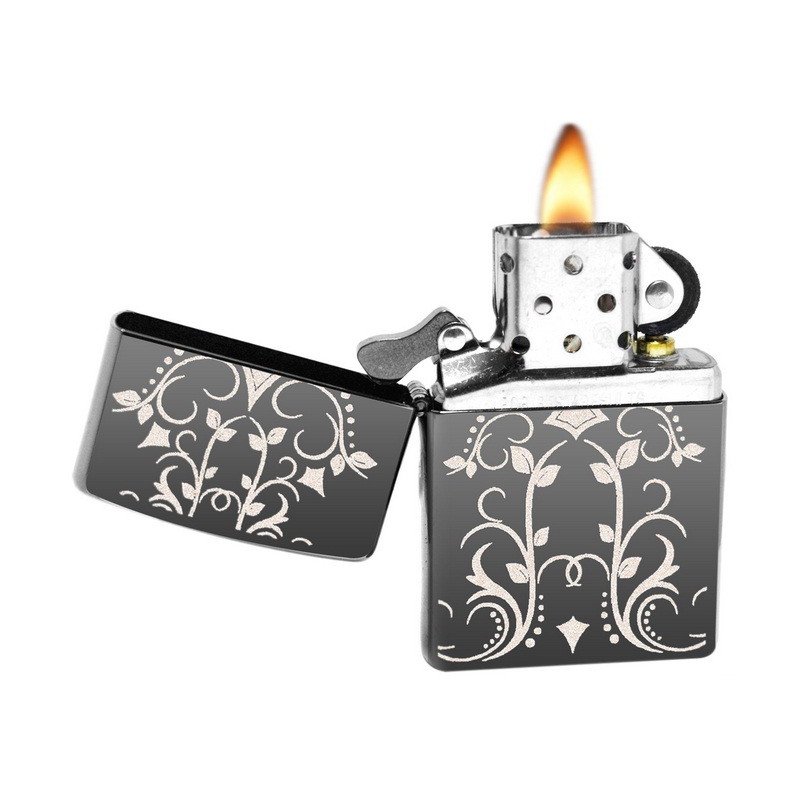 Bricheta Zippo 28833 Ice Floral Design