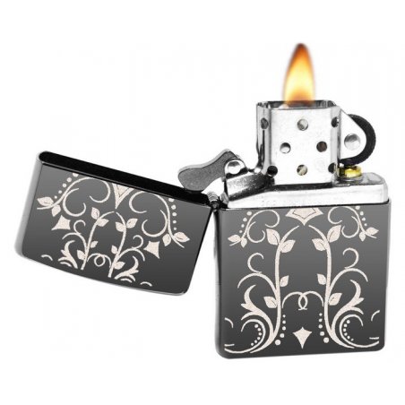 Bricheta Zippo 28833 Ice Floral Design