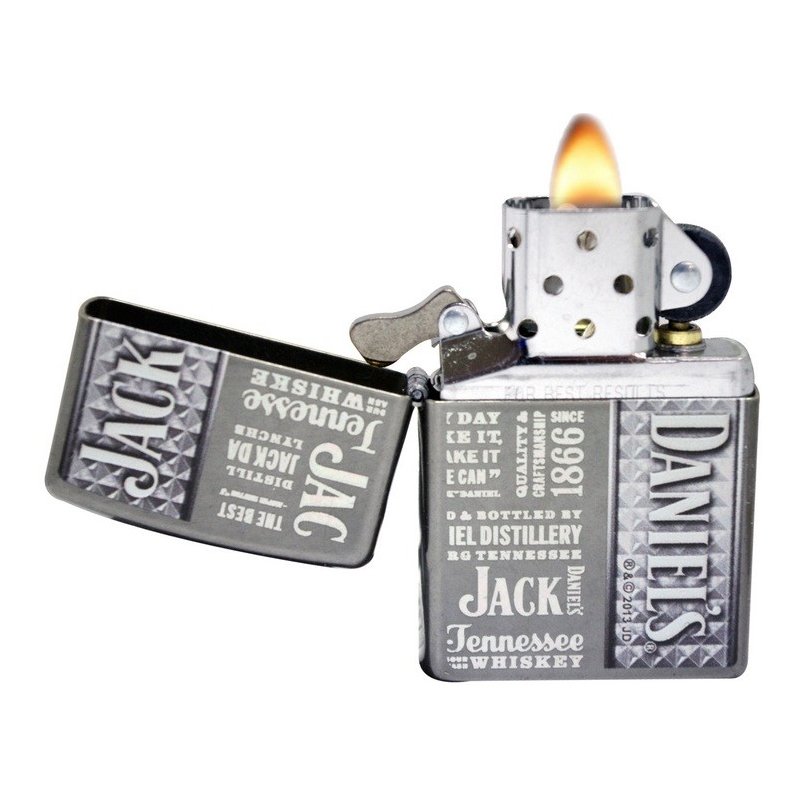 Bricheta Zippo 28577 Gray Dusk Jack Daniels Windproof