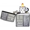 Bricheta Zippo 28577 Gray Dusk Jack Daniels Windproof