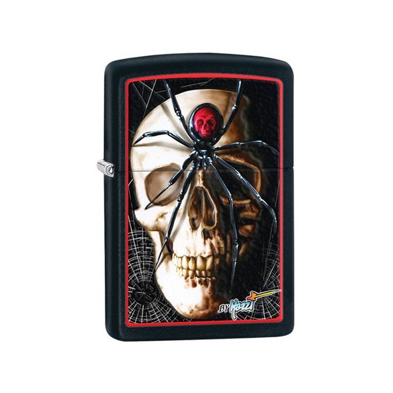 Bricheta Zippo 28627 Mazzi Skull and Spider