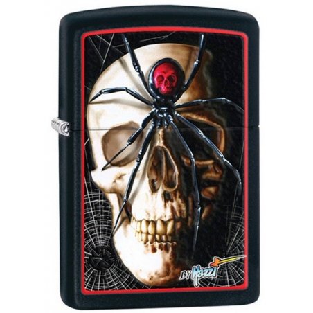 Bricheta Zippo 28627 Mazzi Skull and Spider