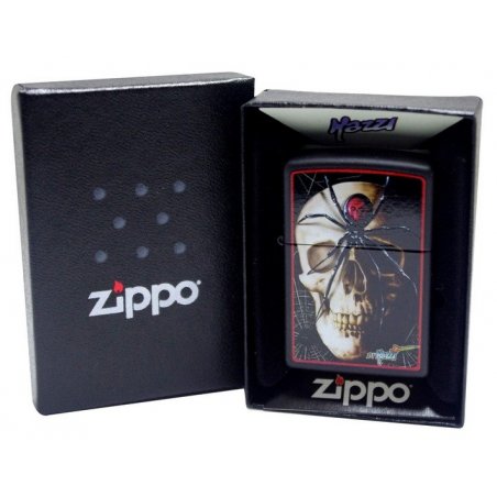 Bricheta Zippo 28627 Mazzi Skull and Spider