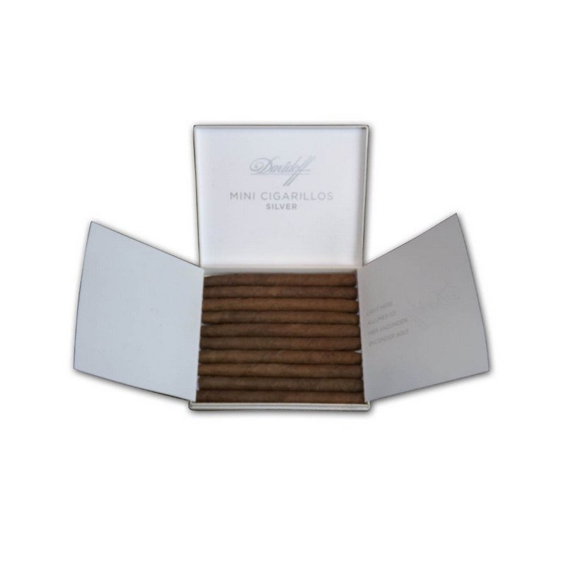 Tigari de foi Davidoff Mini Cigarillos Silver 10