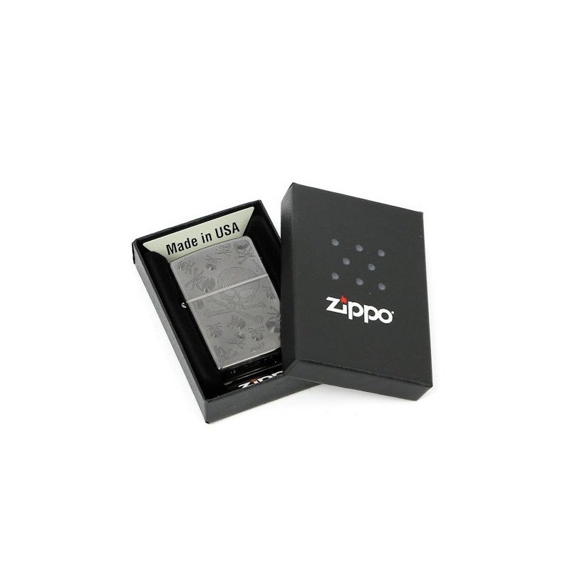 Bricheta Zippo 28685 Iced Skulls