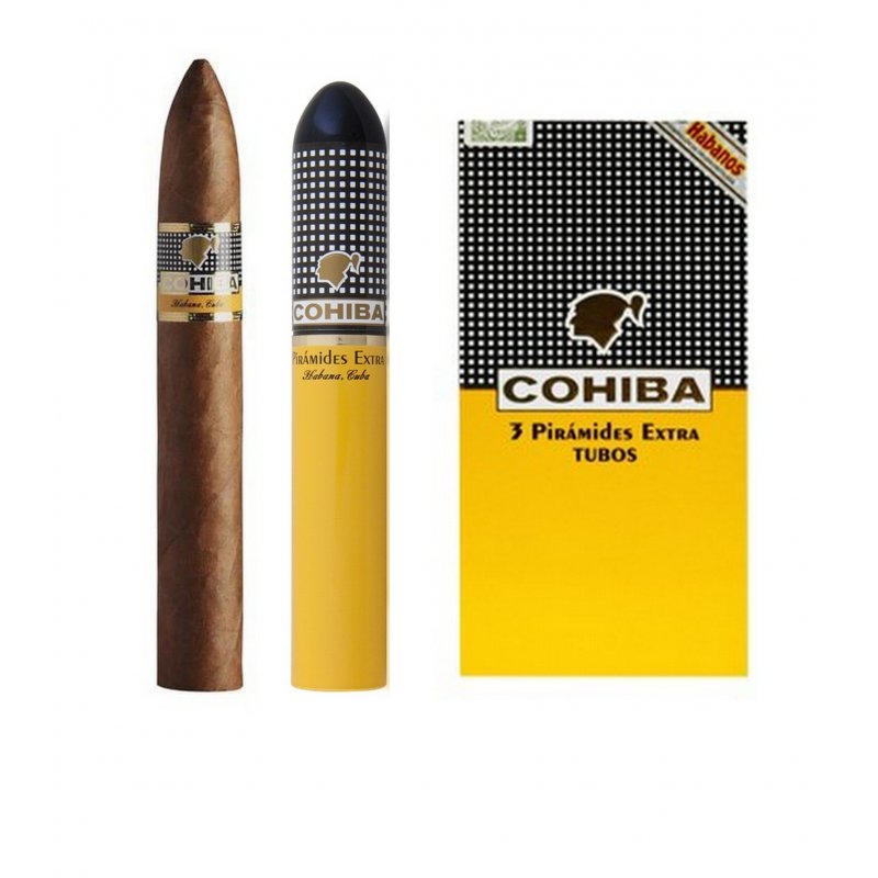 Trabucuri Cohiba Piramides Extra 3 Tubos
