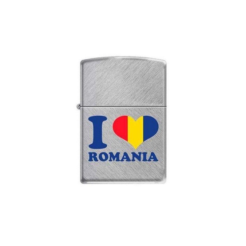 Bricheta Zippo 24648CI013053 I Love Romania