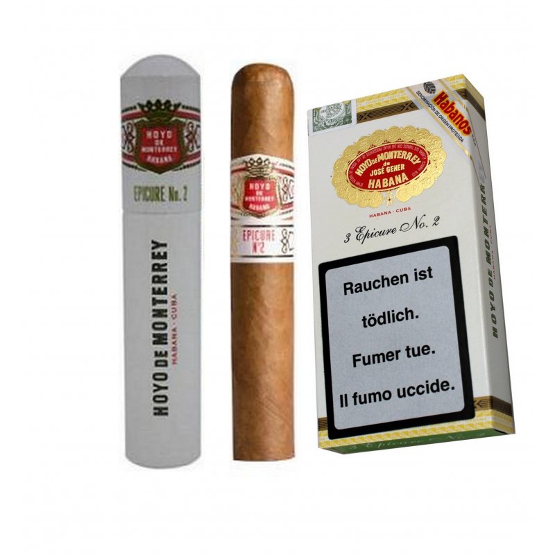 Trabucuri Hoyo de Monterrey Epicure No 2 Tubos 3