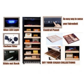 Humidor electric 1100 trabucuri Cereg JF288C