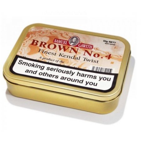 Tutun de pipa Samuel Gawith Brown No. 4 Finest Kendal Twist 50 g