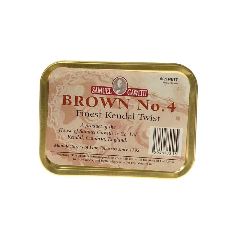 Tutun de pipa Samuel Gawith Brown No. 4 Finest Kendal Twist 50 g