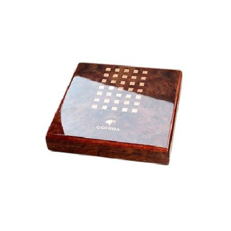 Humidor Desktop Cohiba Wood Marquetry