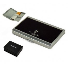 Tabachera tigari Pierre Cardin Black Chrome