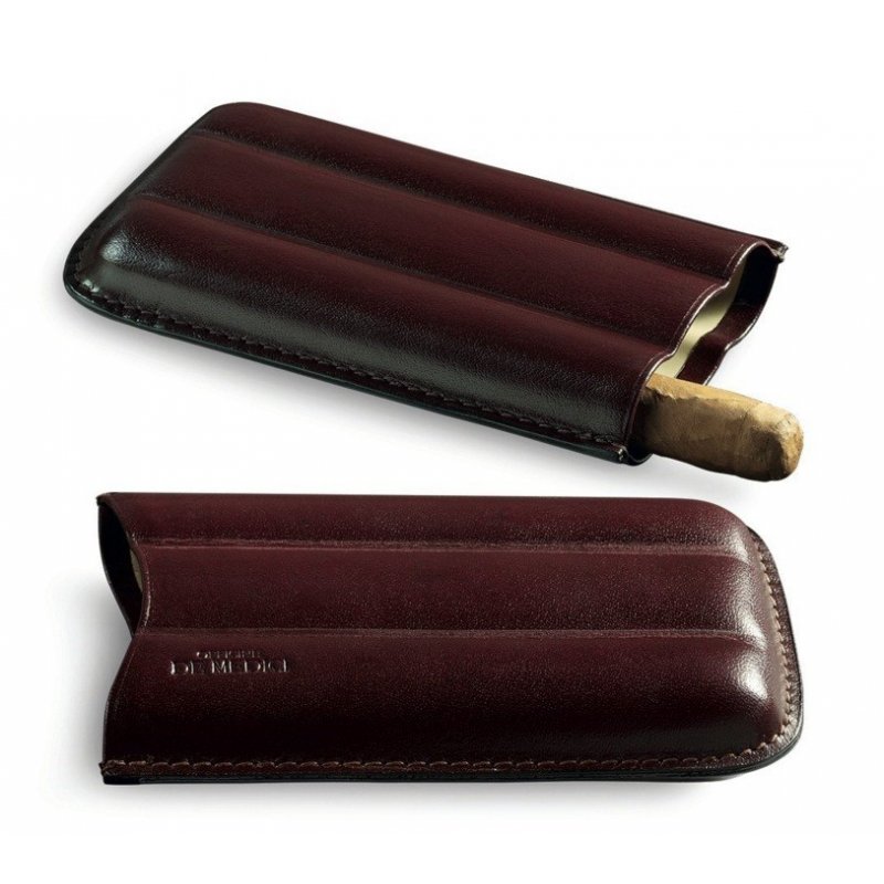 Etui 3 trabucuri Corona Officine De Medici Moulded Brown