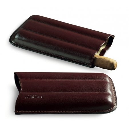 Etui 3 trabucuri Corona Officine De Medici Moulded Brown