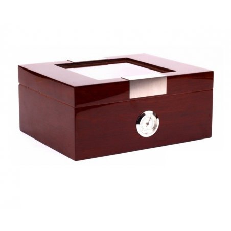 Humidor Savinelli Walnut Glossy 75 trabucuri