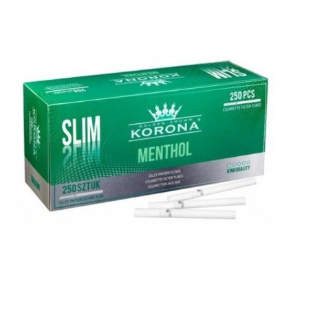 Tuburi tigari Korona Slim Menthol 250