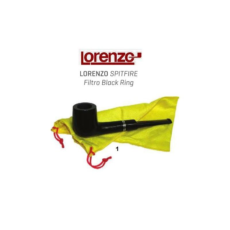 Pipa Lorenzo Spitfire Filtro Black Ring 1