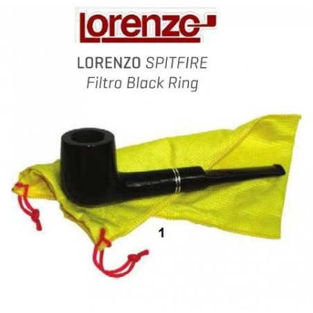 Pipa Lorenzo Spitfire Filtro Black Ring 1