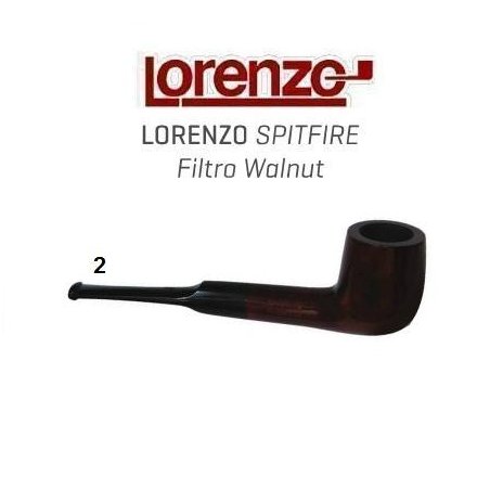 Pipa Lorenzo Spitfire Filtro Walnut 2