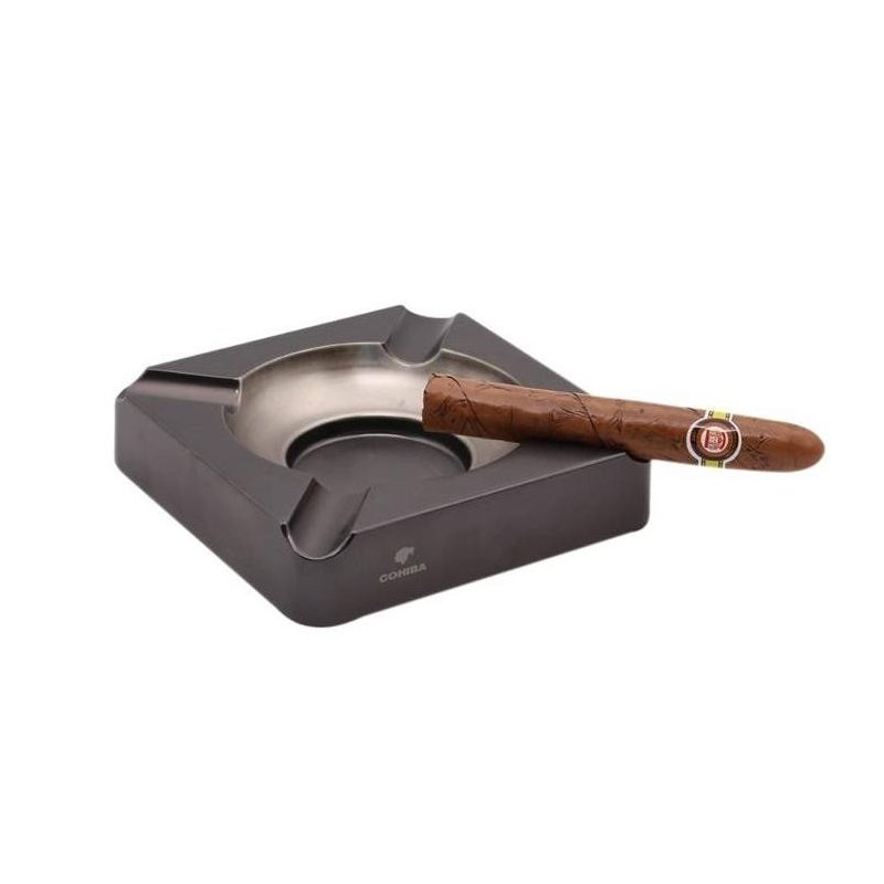 Scrumiera 4 trabucuri Cohiba Negra Titanium