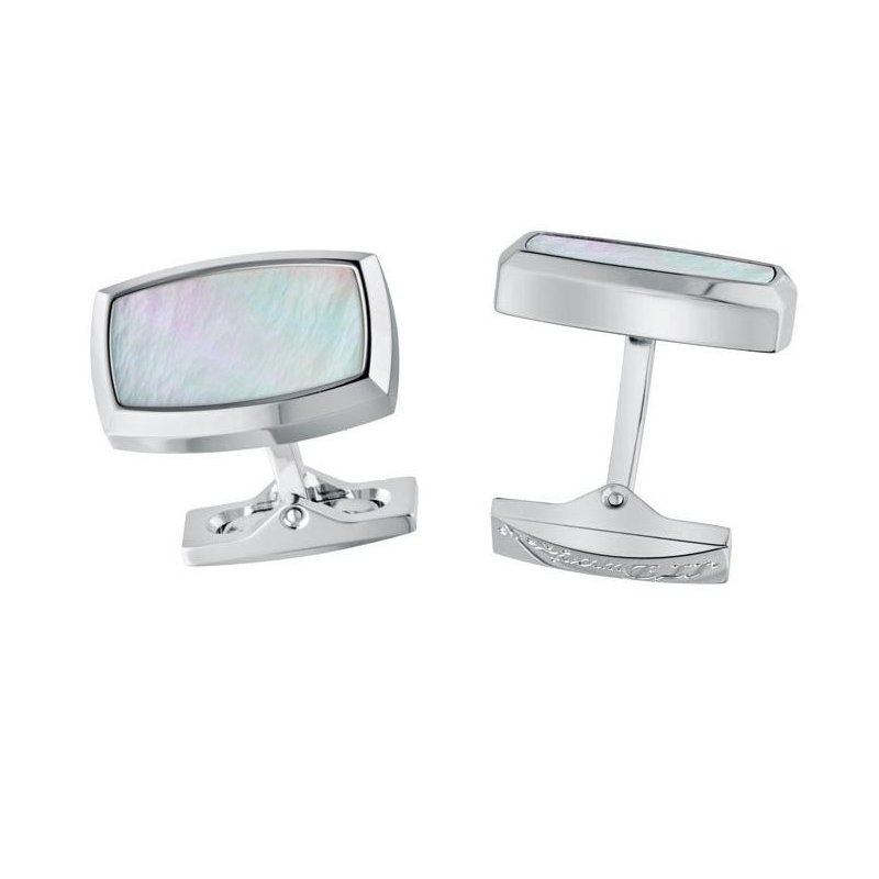 Butoni S.T. Dupont Etiquette Nacre Blache 005508