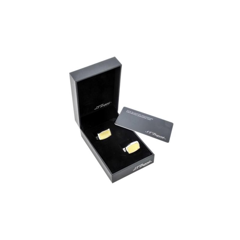 Butoni S.T. Dupont Etiquette Guilloche Palladium 005503