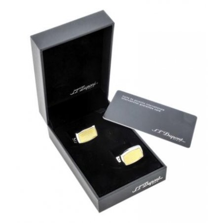 Butoni S.T. Dupont Etiquette Guilloche Palladium 005503