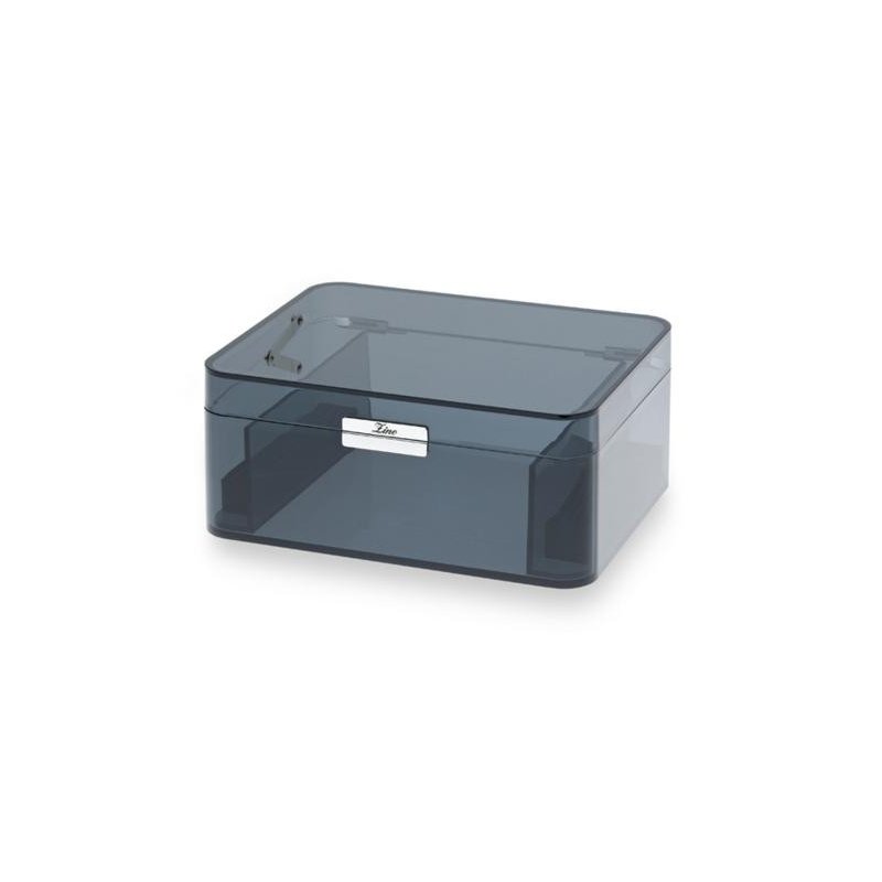 Humidor Zino Acril Fumuriu 50 trabucuri