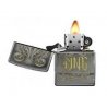 Bricheta Zippo Engraved King Black Ice